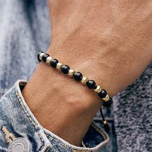 Pulsera Intercalada en oro laminado