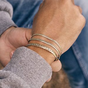 Pulso Grabado en oro laminado