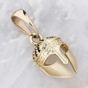 dije ref Gladiador en oro laminado