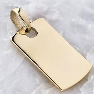 dije ref Placa en oro laminado