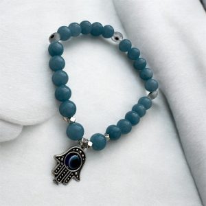 Calcedonia Aguamarina-Hamsha