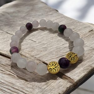 Cuarzo Rosa-Amatista- Arbol de la vida