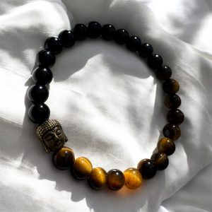 Onix-Ojo de tigre-Buda