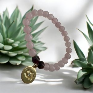 Cuarzo rosa-Ojo turco