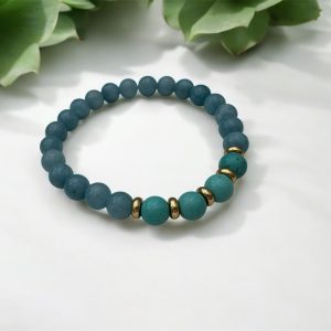 Calcedonia Aguamarina-Turquesa